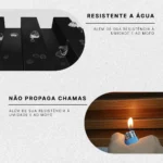 Ripado WPC 18mm Preto - Imagem 2